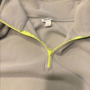 Old navy half zip fleece pullover